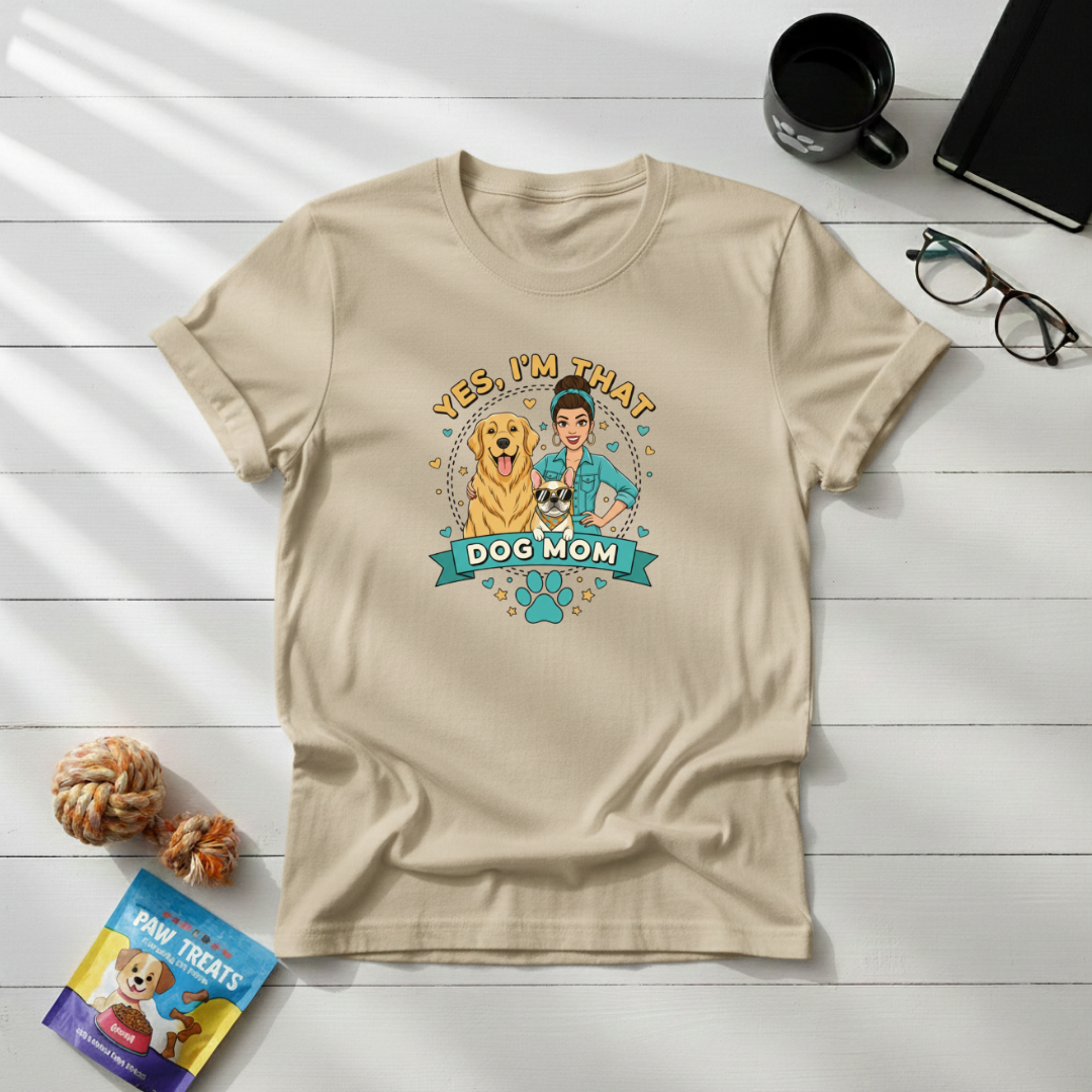 Yes, I’m That Dog Mom" T-Shirt